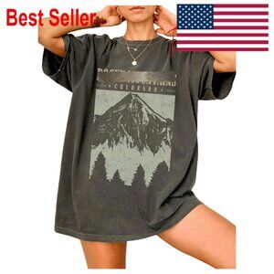 Oversized Graphic Tee Drop Shoulder Half Sleeve Loose Casual T-Shirt Y2K